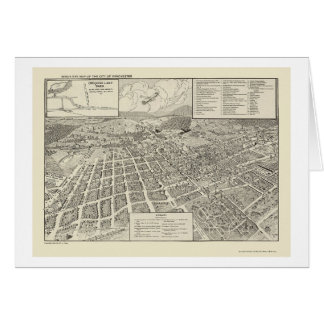 Winchester panorama- karta för VA - 1926 Hälsningskort
