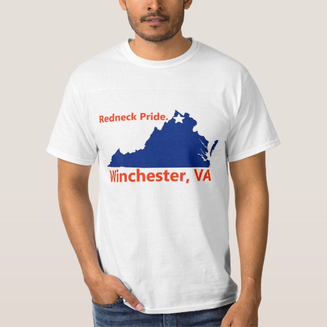 Winchester skjorta för Virginia redneckpride t Tröja (Framsida)