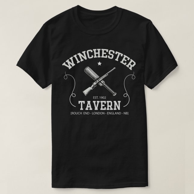 Winchester Tavern Fläkt Art T Shirt (Design framsida)