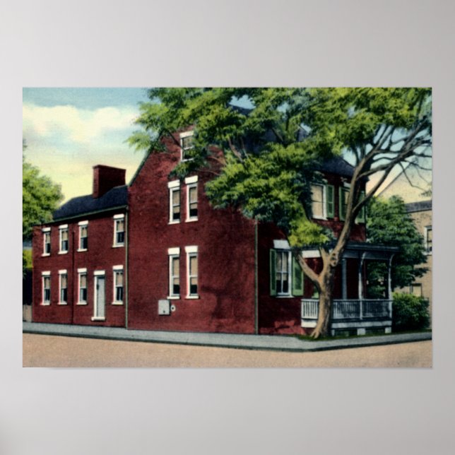 Winchester Virginia Cannon Boll House Poster (Framsidan)