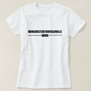 Winchestertonfieldville Iowa Tee Shirt