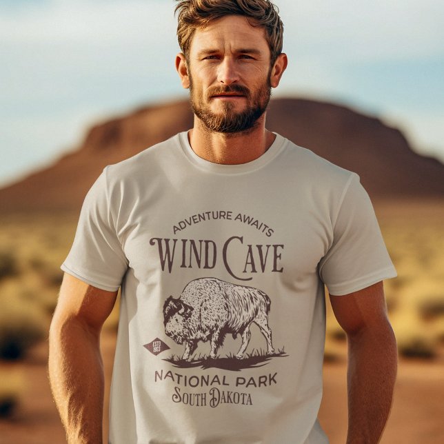 Wind Cave National Park South Dakota Est. 1903 T Shirt (Skapare uppladdad)