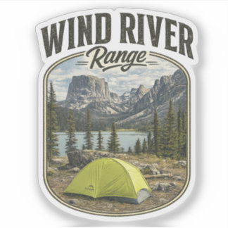 Wind River Range vinyldekal Klistermärken