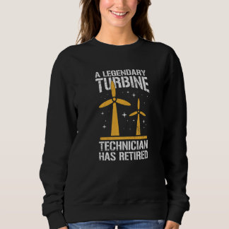 Wind Turbine For A Retired Turbine Tech   T Shirt