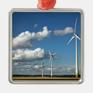 Wind turbines on the roadside julgransprydnad metall