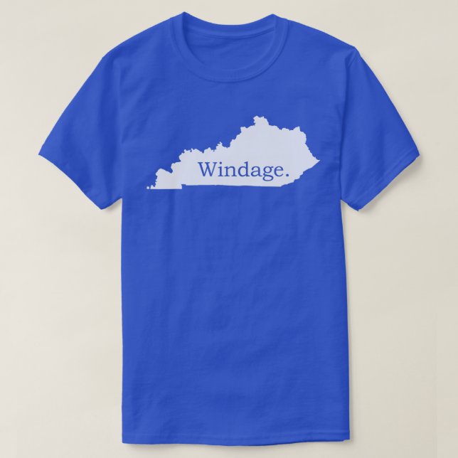 Windage Kentucky för Gun Enthusiast T Shirt (Design framsida)