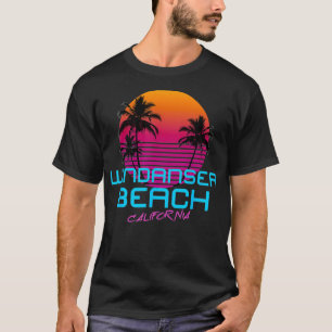 Windansea Beach California Retro Wave 80s T Shirt