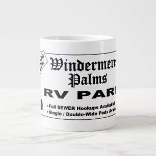 Windermere Handflatan RV Park Coffee Mugg Jumbo Mugg