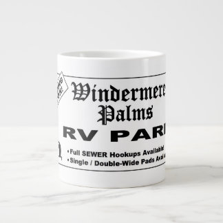 Windermere Handflatan RV Park Coffee Mugg Jumbo Mugg