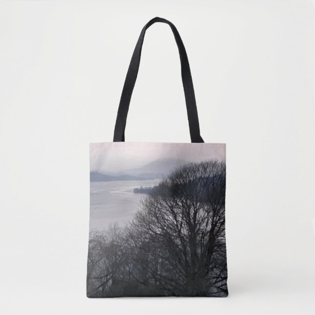 Windermere in Winter - Sjö District Tote Bag Tygkasse (Framsida)