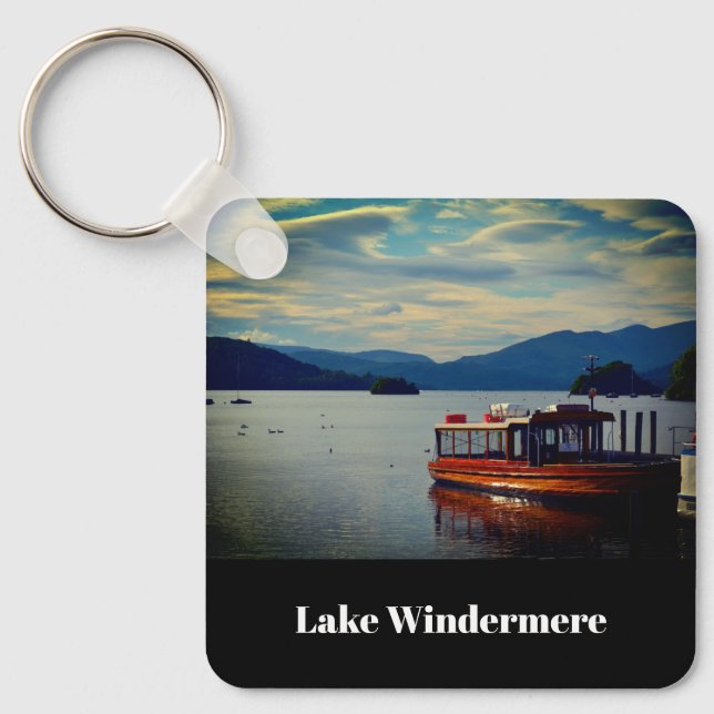 Windermere, Landskapsfoto i Sjö Nyckelring (Framsida)