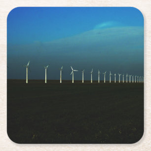 Windfarm kustercna underlägg papper kvadrat