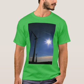 Windfarm och Blå himmel T Shirt