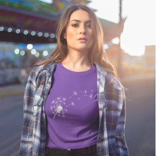 Windflower Tee Maskrosdesign för kvinnor