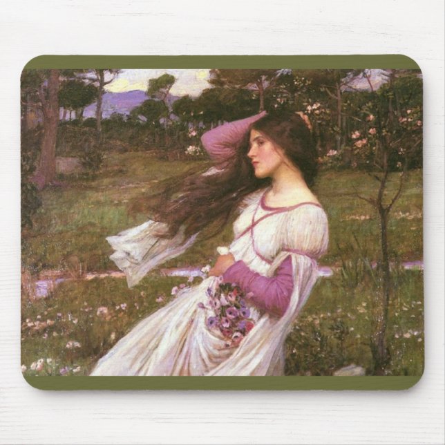 Windflowers av John William Waterhouse  Musmatta (Framsidan)