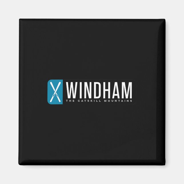 Windham Mountain Skidåkning  Magnet (Framsidan)