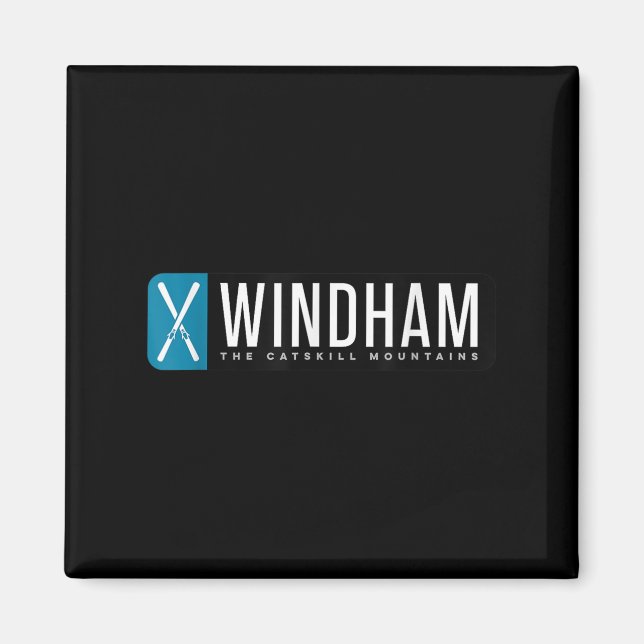 Windham Mountain Skidåkning  Magnet (Framsidan)