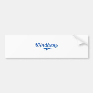 Windham New Hampshire klassikerdesign Bildekal