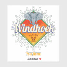 Windhoek Namibia Retro Elephant Vintage Afrika