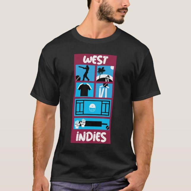 Windies Cricket | VÄSTER | Säsong | Västindien T Shirt (Framsida)