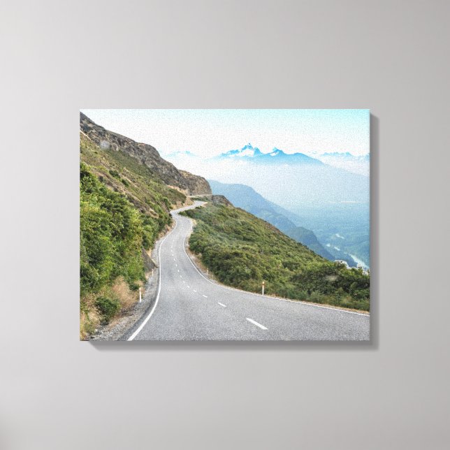 Winding Mountain Road | Nationalpark i Olympiska s Canvastryck (Framsida)