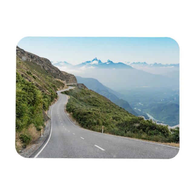 Winding Mountain Road | Nationalpark i Olympiska s Magnet (Horisontell)