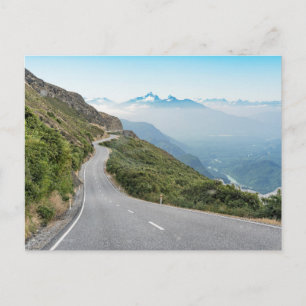 Winding Mountain Road Nationalpark i Olympiska s Vykort