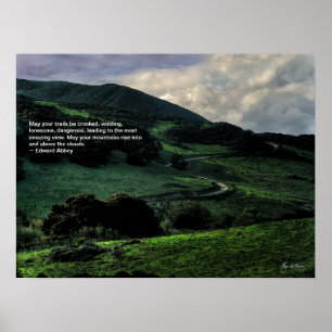 Winding Road Poster