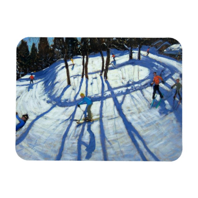 Winding Trail Morzine Magnet (Horisontell)