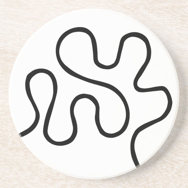 Winding Väg - Black Underlägg (Framsidan)
