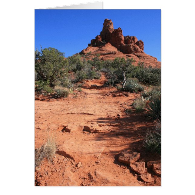 Winding Väg Hälsningskort (Framsidan)