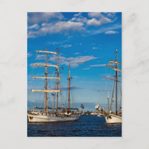 Windjammer på Hanseatic Sail i Rostock Vykort
