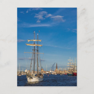 Windjammer på Hansesail i Rostock (Tyskland) Vykort