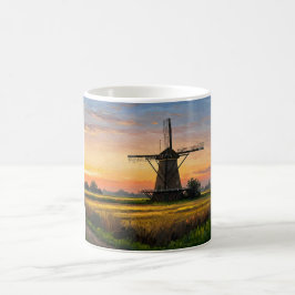 Windmill In The Countryside Kaffemugg