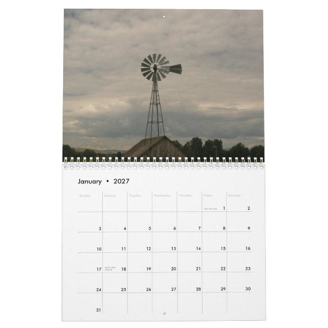 Windmills 2015 kalender (Jan 2027)