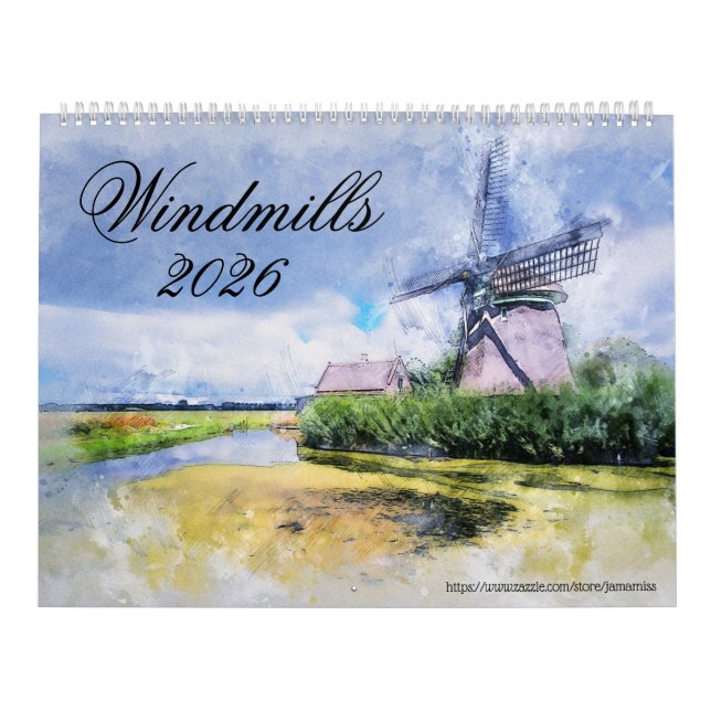 WINDMILLS 2024-kalender Kalender (Omslag)