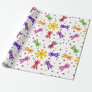 Windmills Anpassningsbar - Papper omformning av ba Presentpapper