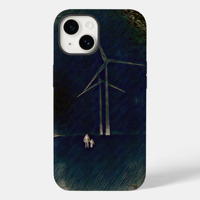 Windmills Change Artistic Abstrakt Phone Case (Baksida)