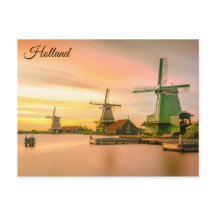Windmills Holland Netherlands Travel Photo