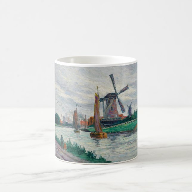 Windmills i Nederländerna (Nederländerna) Kaffemugg (Center)