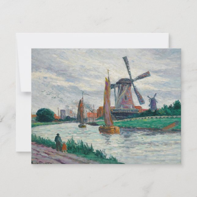 Windmills i Nederländerna (Nederländerna) Kort (Framsida)