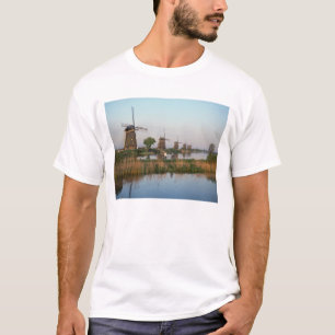 Windmills, Kinderdijk, Nederländerna T-shirt