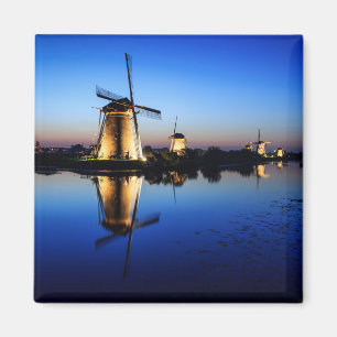 Windmills på blåtttimmemagneten magnet