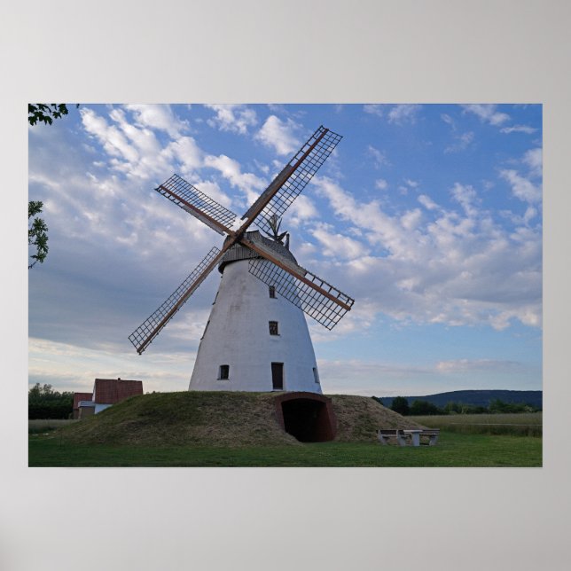 Windmühle Veltheim Poster (Framsidan)