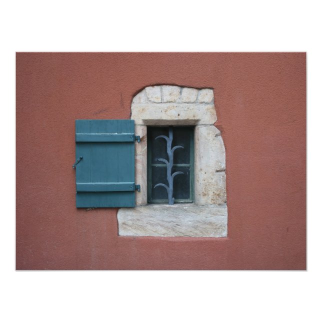 Window, Laufenburg, Schweiz Fototryck (Framsidan)