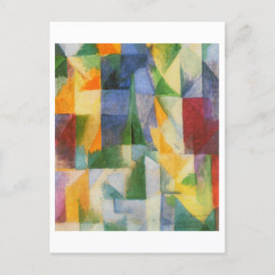 Window Painting by Robert Delaunay Vykort
