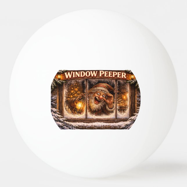 Window Peeper Icelandic Yule Lad  Pingisboll (Framsidan)