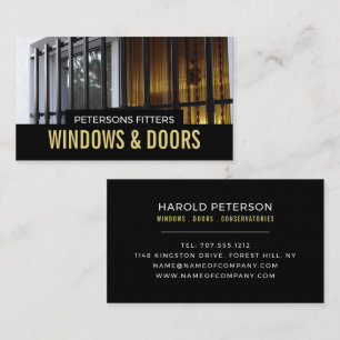 Window & Pub, Window & Door Fitter Company Visitkort