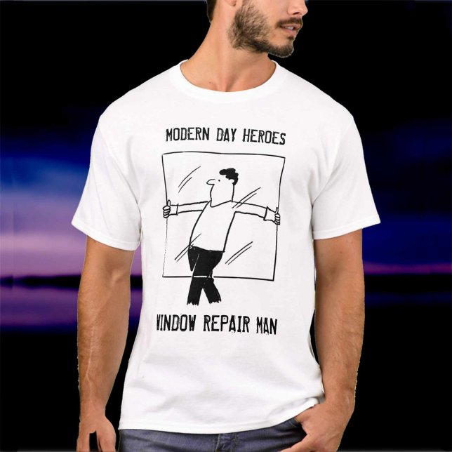 Window Repair Man T Shirt (Skapare uppladdad)