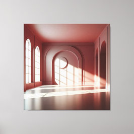 Window Room with Shadow Structure Canvastryck